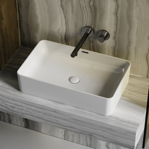 Раковина Ceramica Nova ELEMENT 61 см CN6065 накладная цвет белый - фото 5
